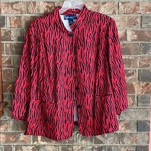 LIKE NEW Susan Graver 3/4 sleeve jacket